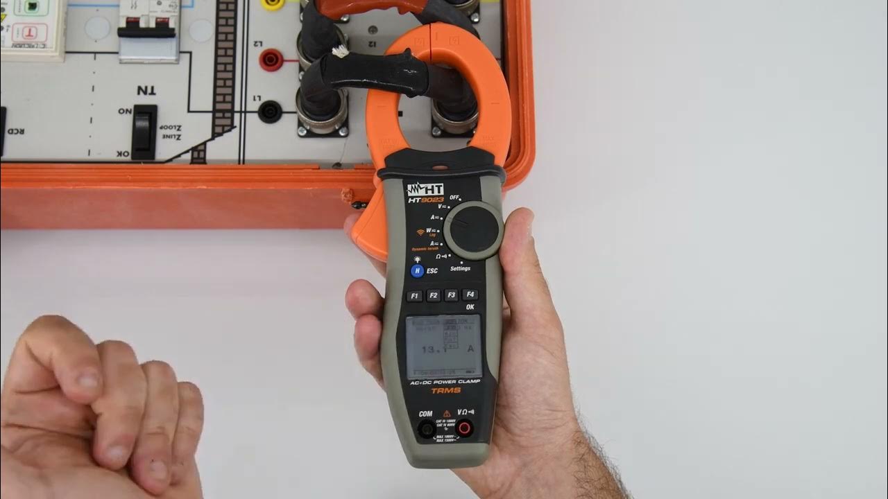 testiranje električne energije tokovne klešče